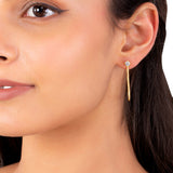 Gold Plated Classic Earrings