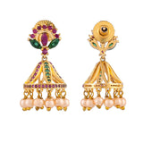 Yellow Gold Plated Dainty Earrings