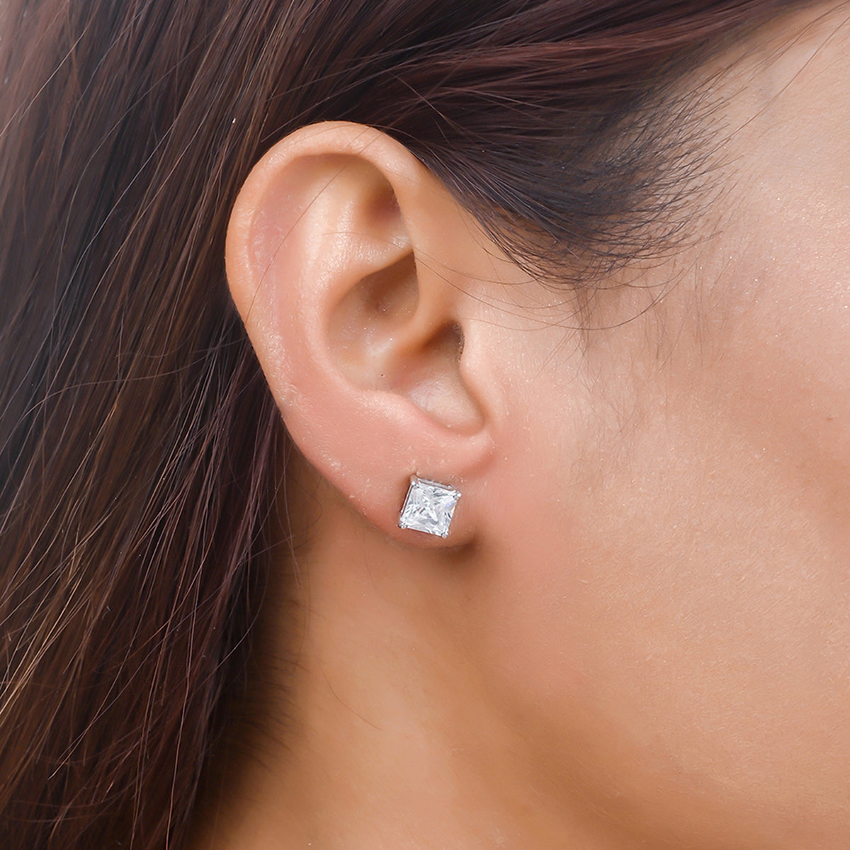 1 2 Carat Diamond|moissanite Stud Earrings 0.4-4ct 925 Sterling Silver,  Vvs1 Round Diamond