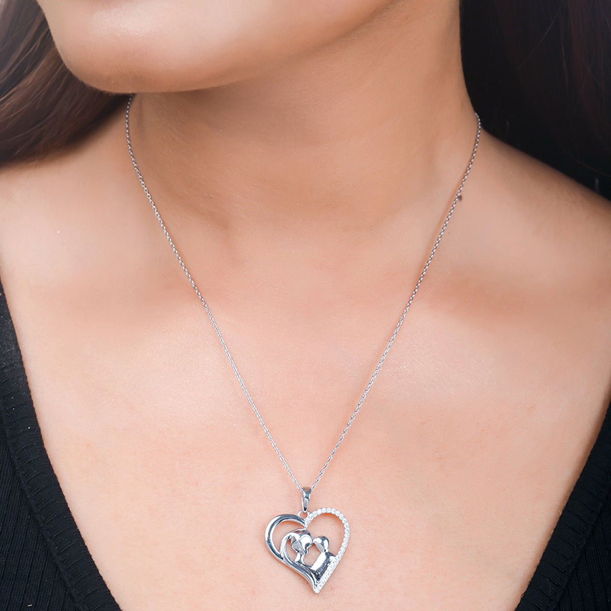 Two Hearts Entwined Diamond Necklace: To my Beautiful Wife – Note It Gifts