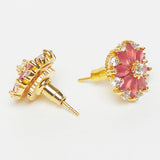 Sparkling Essentials Dainty Floral Stud Earrings