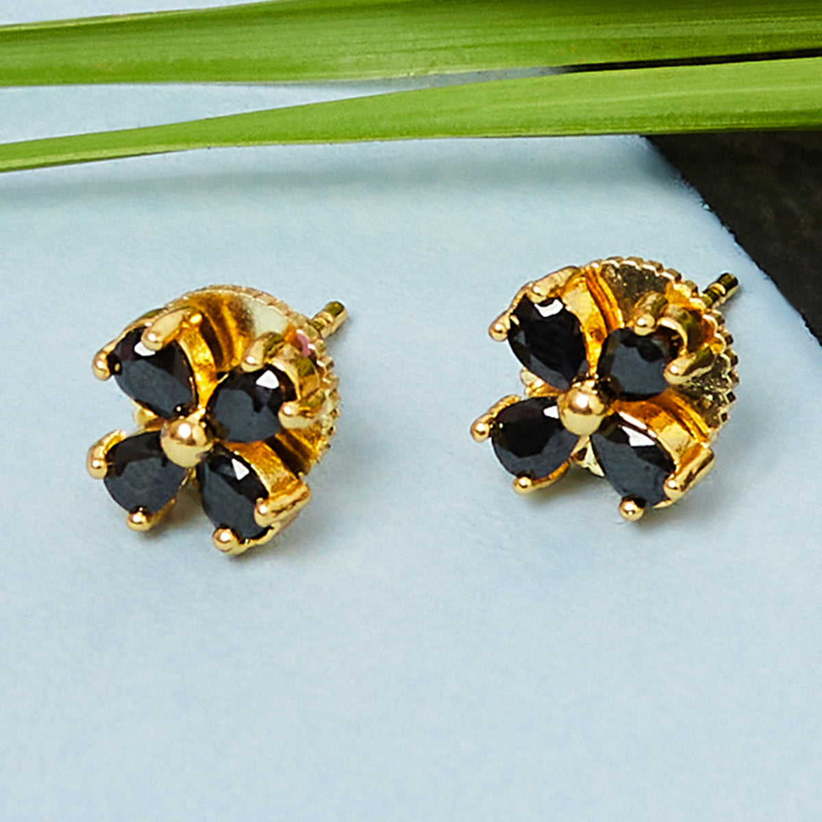 Stud Earrings Cute Square Black Stone Vintage Fashion Gold/Black/Rose Gold/Silver  Color For Women Wedding Jewelry Gifts From Dionwaiters, $12.34 | DHgate.Com