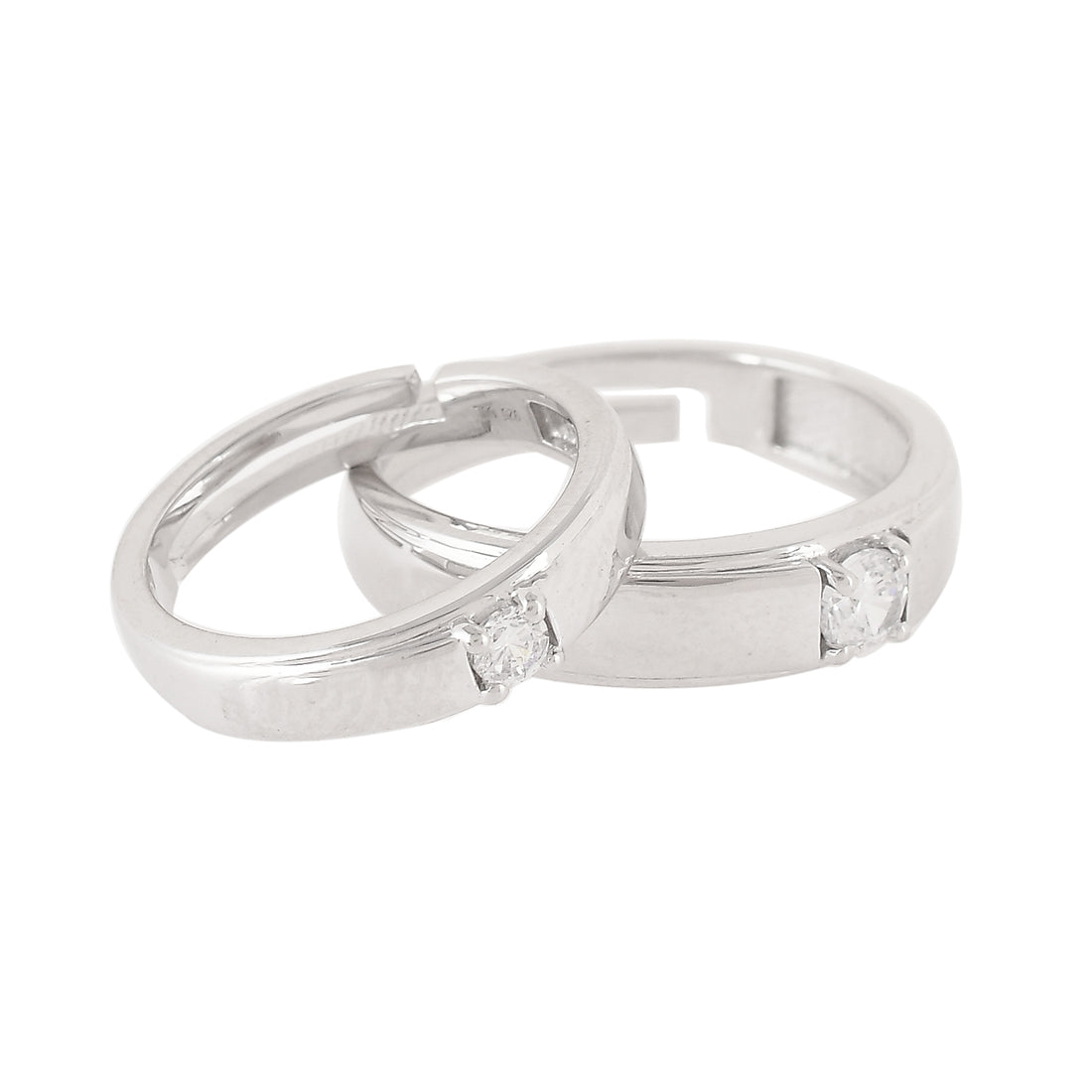 14kt White Gold Womens Round Diamond Solitaire Bellissimo Bridal Wedding  Ring Set 1.00 Cttw - Landmark Jewelers ltd