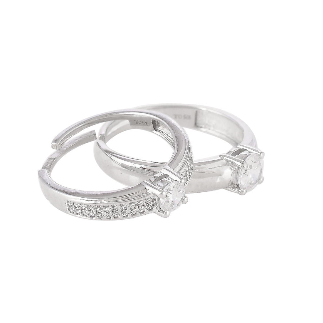 Fashion Couple Ring Engagement Ring Set Women's Wedding - Temu