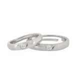 CZ Sterling Silver Couple Rings