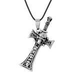 DARE by Voylla Skulls Crucifix Pendant