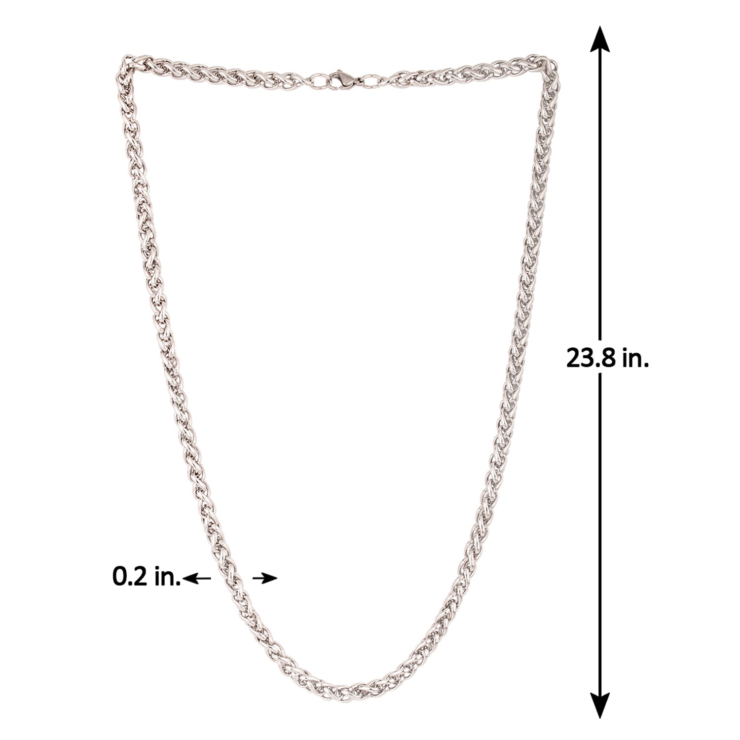 Royal Links Beaded Pattern Chain
