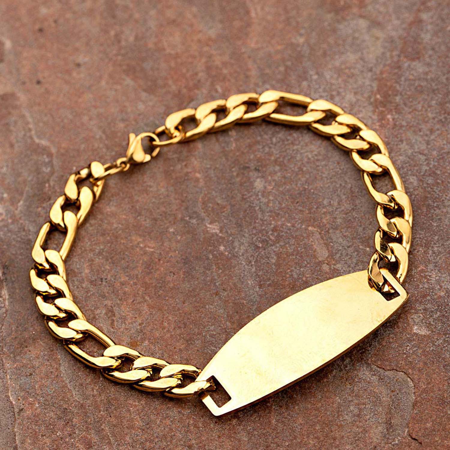 Tennis Chain Bracelet - 4mm - Men's Gold Bracelet - JAXXON