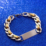 Steel Links Men's Statement Bracelet