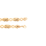Steel Links Gold Plated Link Design Bracelet