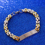 Steel Links Link Design Steel Bracelet