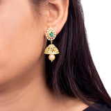 Ethnic Jhumka Drop Embellished Earrings