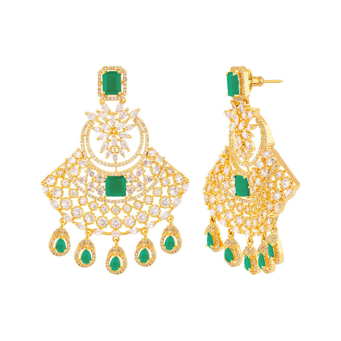 Heavily Embellished Ethnic Inspired Earrings