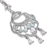 CZ Elegance Silver Plated Maang Tika