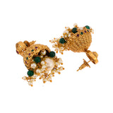 Gold Opulence Pearl Beaded Ethnic Jewellery Set