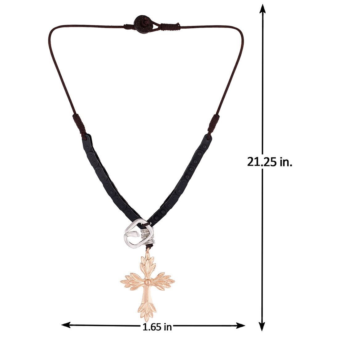 Motorcycle Diaries Cross Pendant Necklace