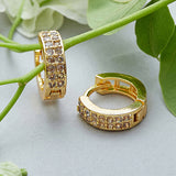 Gem Chic Gold Plated Earrings