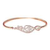 Sparkling Elegance Rose Gold CZ Bracelet