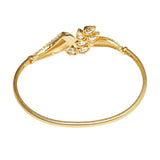 Faux Kundan Adorned Ethnic Gold Plated Bracelet