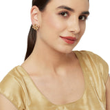 Elegant Kundan Stud Earrings