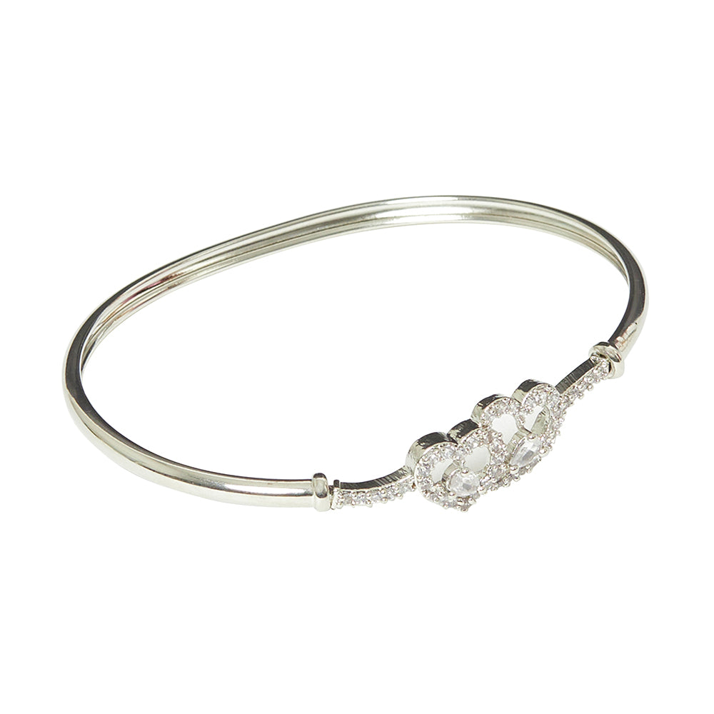 Buy March by FableStreet Silver Halo Zircon Bracelet Online At Best Price @  Tata CLiQ
