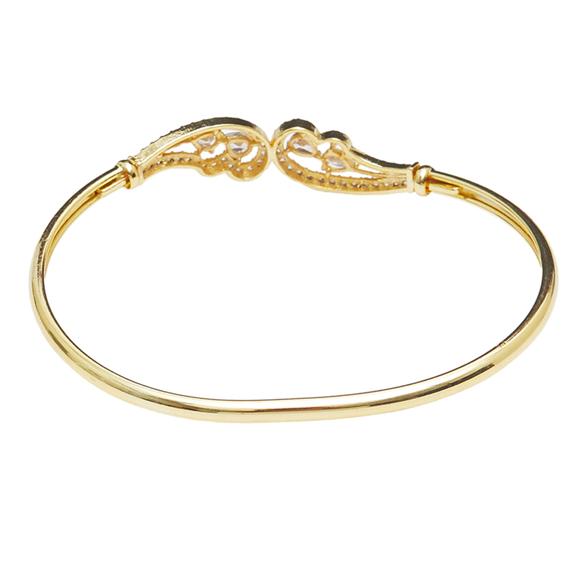 Gold Finish Infinity Inspired Bracelet