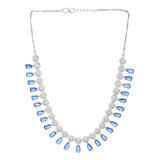 Sparkling Elegance Blue Teardrop CZ Jewellery Set