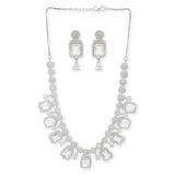 Silver Plated Brass Necklace Set