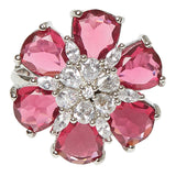 Sparkling Elegance Pink Stone Ring