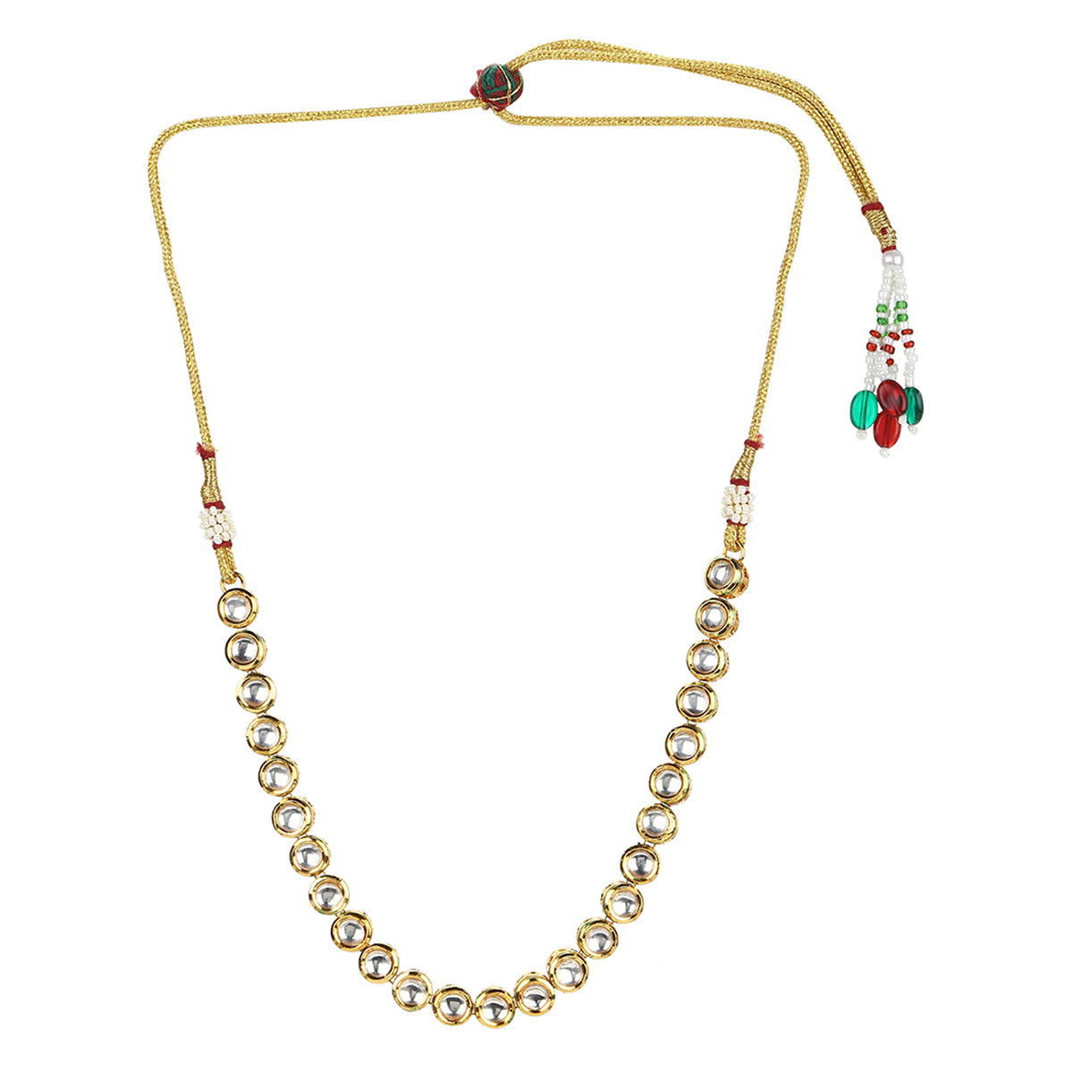 Kundan Elegance Gold Plated Necklace Set for Women Voylla – VOYLLA