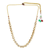 Kundan Gold Plated Brass Necklace set