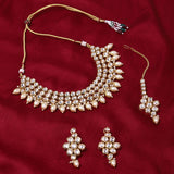 Kundan Gold plated Brass Necklace set