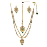 Kundan Gold Plated Brass Jewellery Set