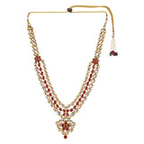 Kundan Gold Plated Brass Necklace Set
