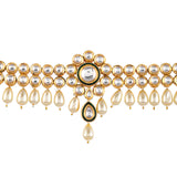 Kundan Elegance Delicate Pearls Maang Tika Set