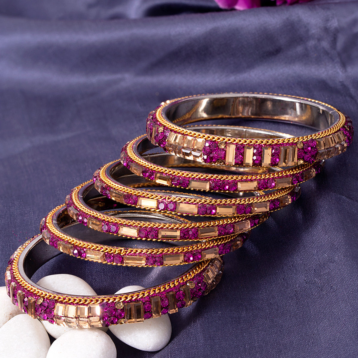 Women's Designer Lac Bangles – VOYLLA - Main Image