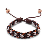 White-Brown Thread Bracelet