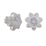 Floral Style 925 Sterling Silver Set
