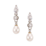 Pearl Essentials Classy Silver Plated Pendant Set