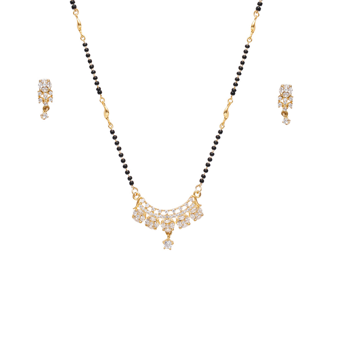 Pearl Essentials Gold Plated Mangalsutra Set