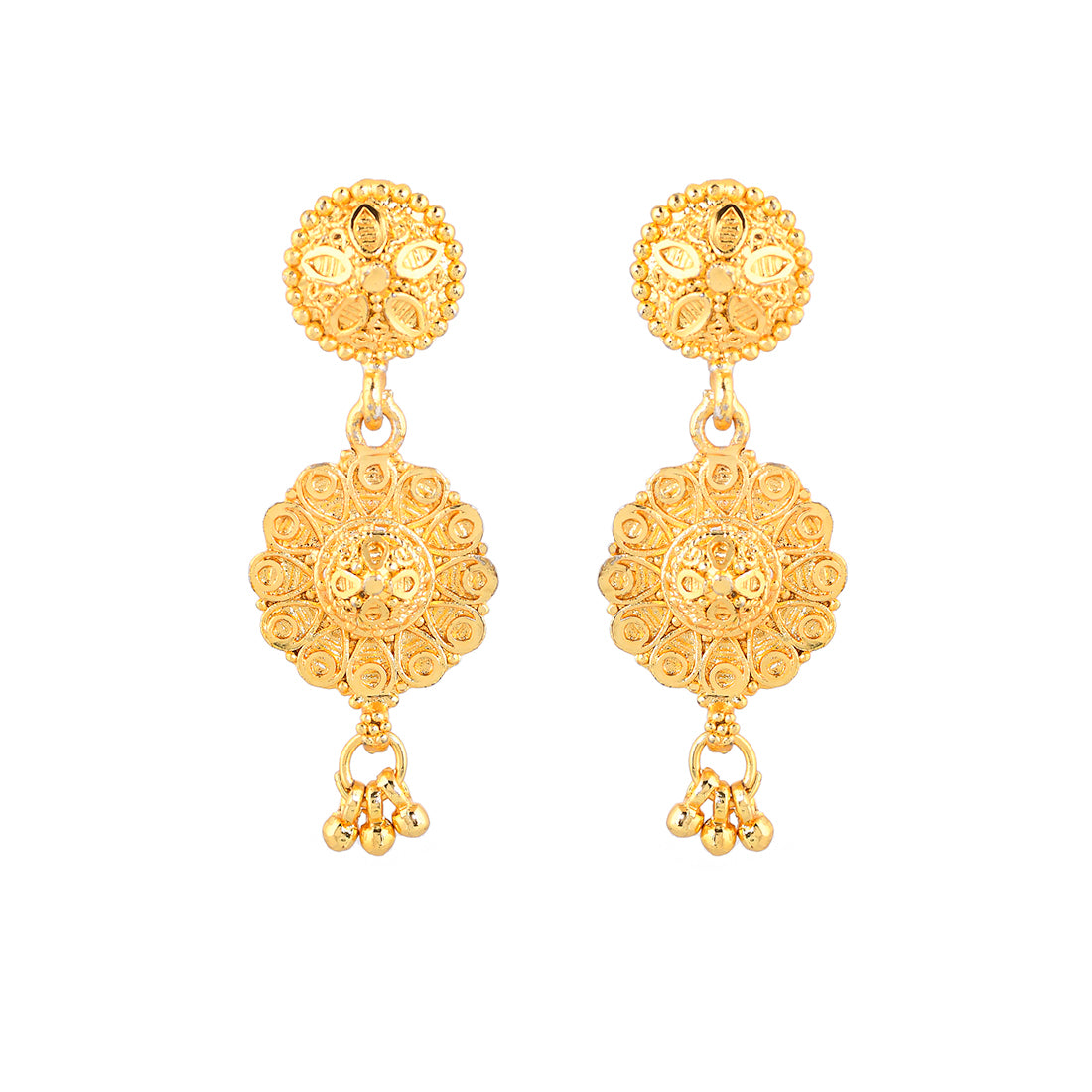 Generic Traditional Gold Plated Earrings