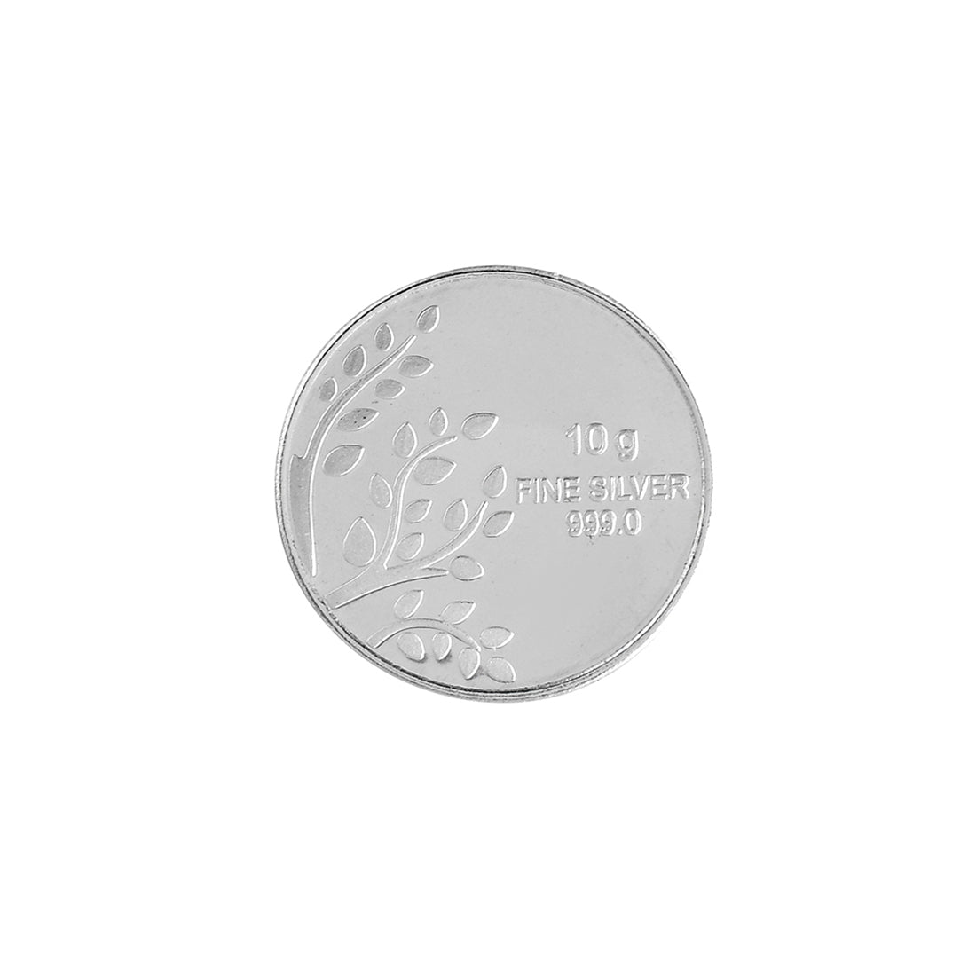 925 Sterling Silver Leaves 10 Grams Coin