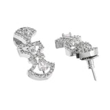 Sparkling Elegance Cutwork Design Zircons Jewellery Set