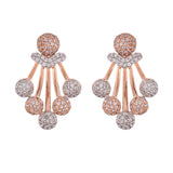 Sparkling Elegance Cz Contemporary Jewellery Set