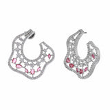 Sparkling Elegance Curved Radiance Earrings