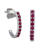 Graceful Pink 925 Sterling Silver Earring