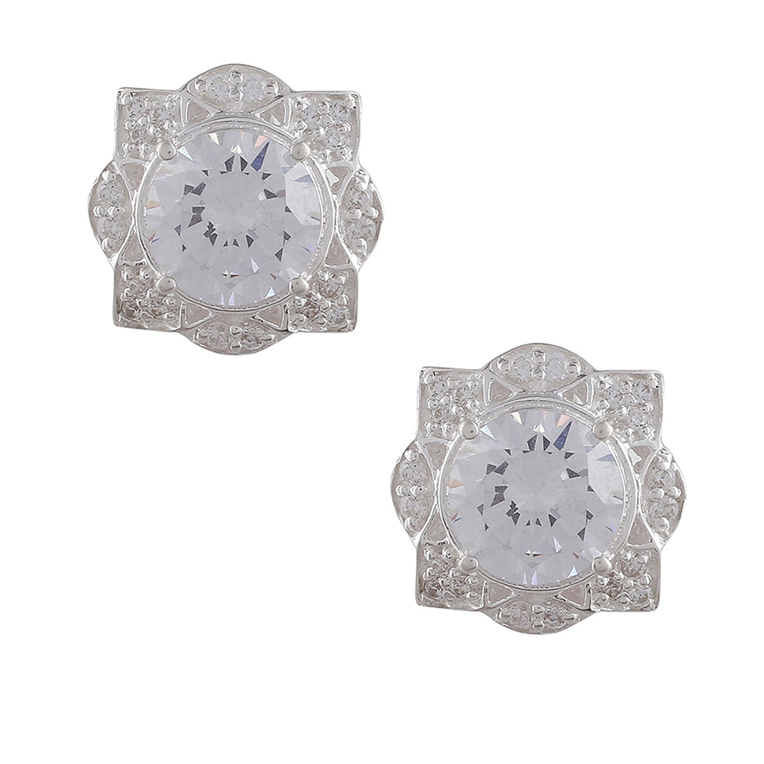 925 Sterling Silver Gemstones Adorned Jewelry Box Set