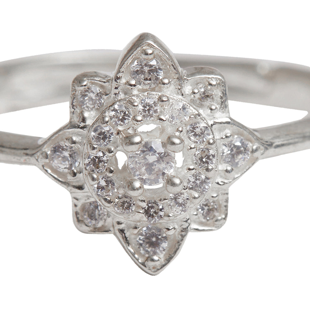 Eternal Heart 925 Sterling Silver Adjustable Ring – VOYLLA