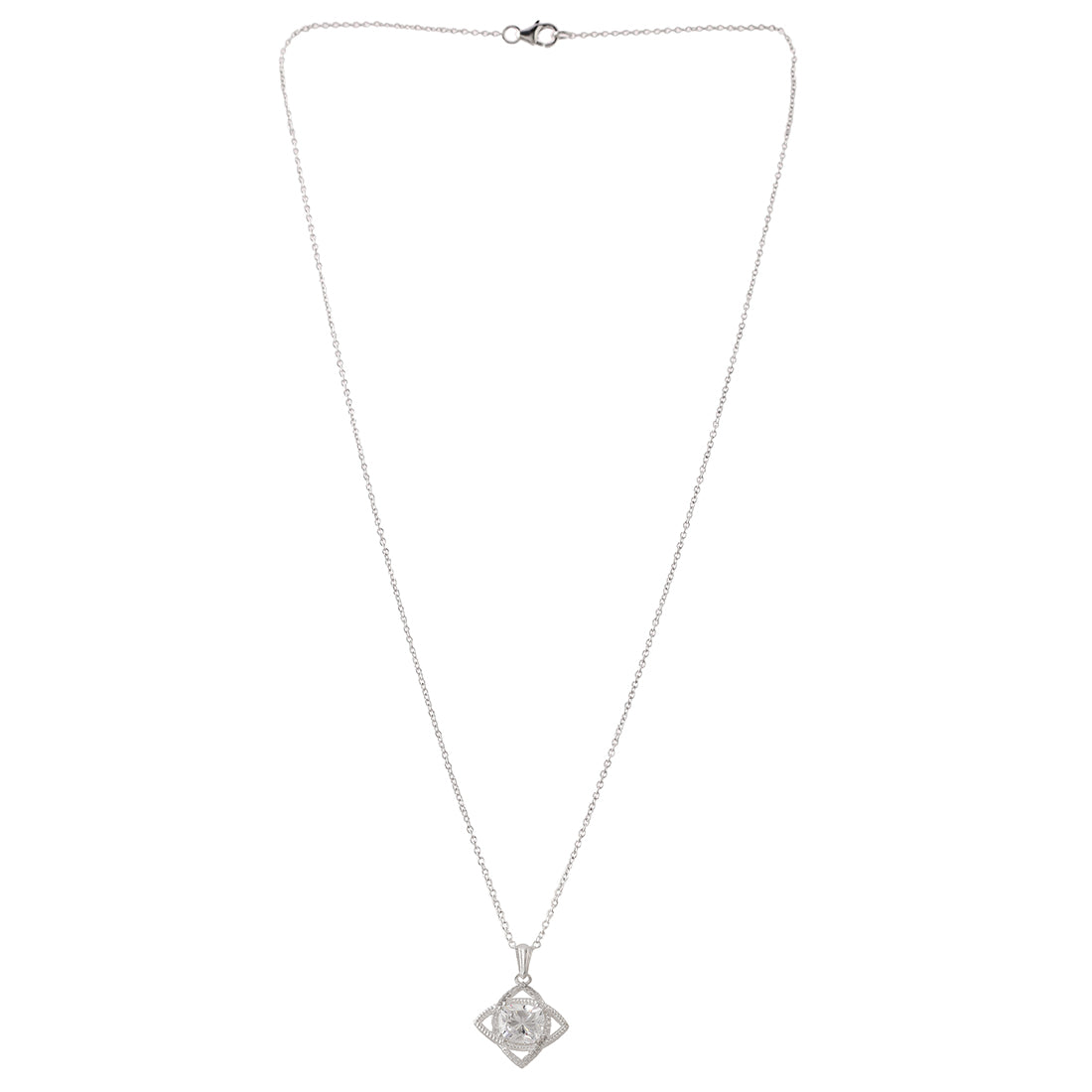 925 Sterling Silver Cubic Zirconia Pendant