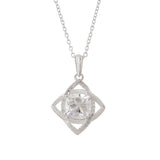 925 Sterling Silver Cubic Zirconia Pendant
